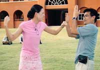 "กิ๊ก" โดนติวเข้มหมัดฮุค "เจี๊ยบ" แทบสลบ