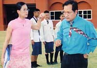 "กิ๊ก" โดนติวเข้มหมัดฮุค "เจี๊ยบ" แทบสลบ