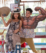  "เคน-น้ำตาล-เพ็ชร-เต้ย"  ดี๊ด๊า!!! ถ่ายละคร "อัมพวา"