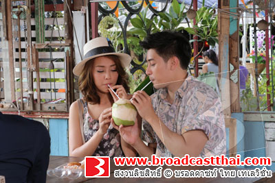  "เคน-น้ำตาล-เพ็ชร-เต้ย"  ดี๊ด๊า!!! ถ่ายละคร "อัมพวา"