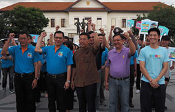 สนข. จัดกิจกรรมประชาสัมพันธ์สร้างการรับรู้การพัฒนาระบบขนส่งสาธารณะ