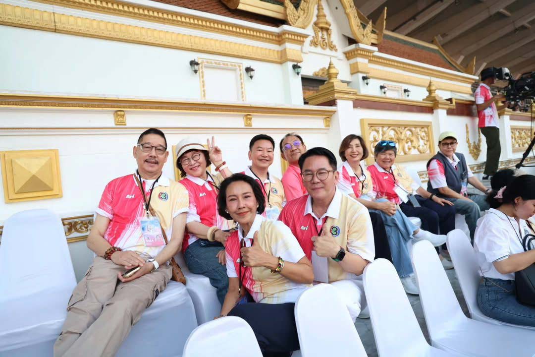 "พี่หน่อง อรุโณชา - พี่ไก่ อรรควุฒิ" พร้อมเหล่าผู้บริหาร ผู้จัด ร่วมงานมหกรรมฉลองครบรอบ 56 ปี ช่อง 3 Land Dom